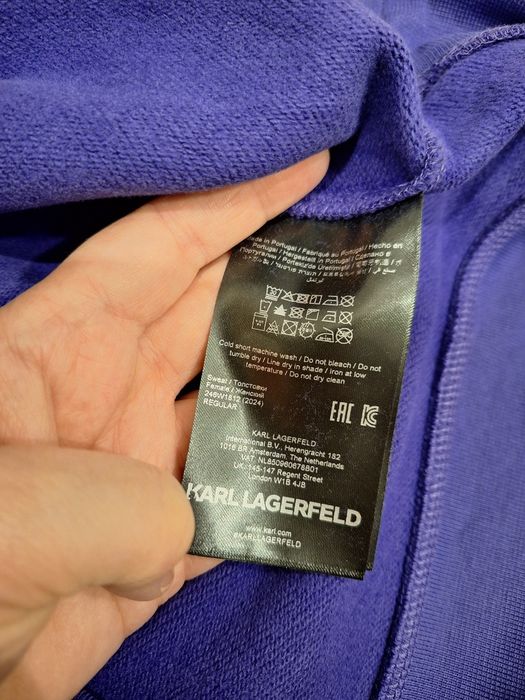 Karl Lagerfeld, damska bluza dresowa, r. M