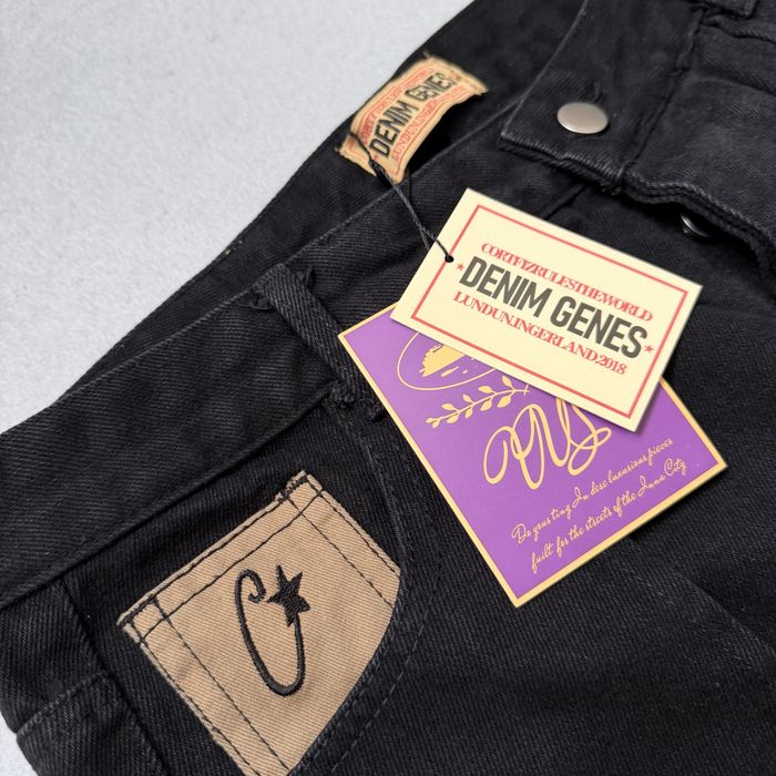 Джинси Corteiz C-Star Denim Regular fit Кортез Штани Чорні
