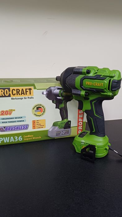 Акумуляторний гайковерт Procraft PWA36 (без АКБ та ЗП) Прокрафт