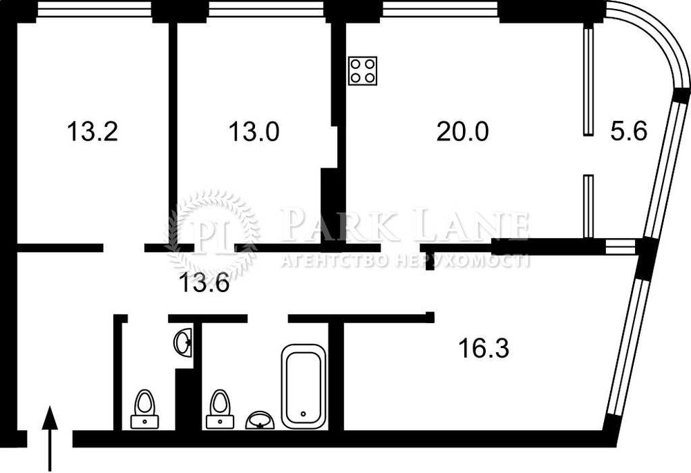 Продаж  3к  вид в двір та на Дніпро  Причальна 8 ЖК Great Грейт