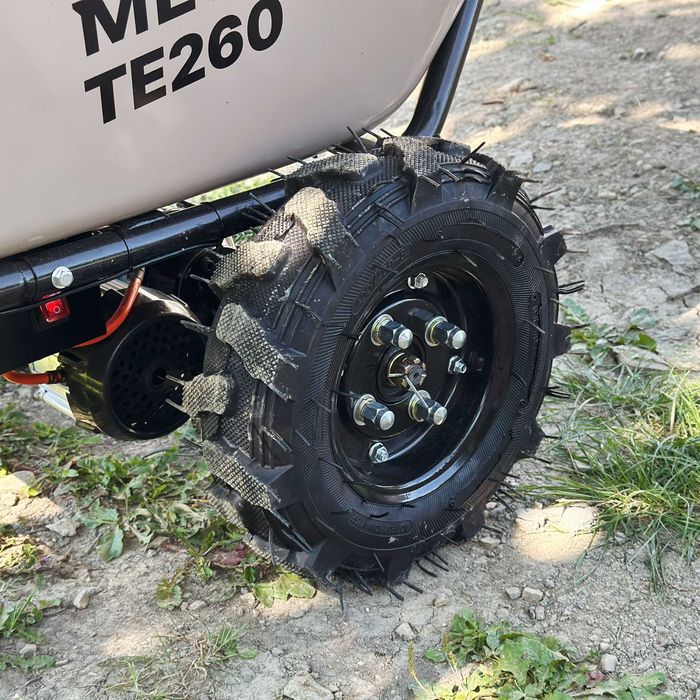 Taczka z napędem MEYER TE260 | 260 kg | Silnik 500 W | 24 V | e-Taczki