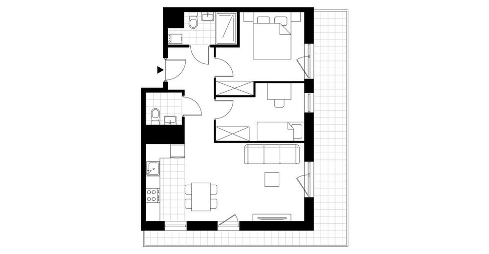 3-pokojowe mieszkanie 51m2 + balkon Bezpośrednio