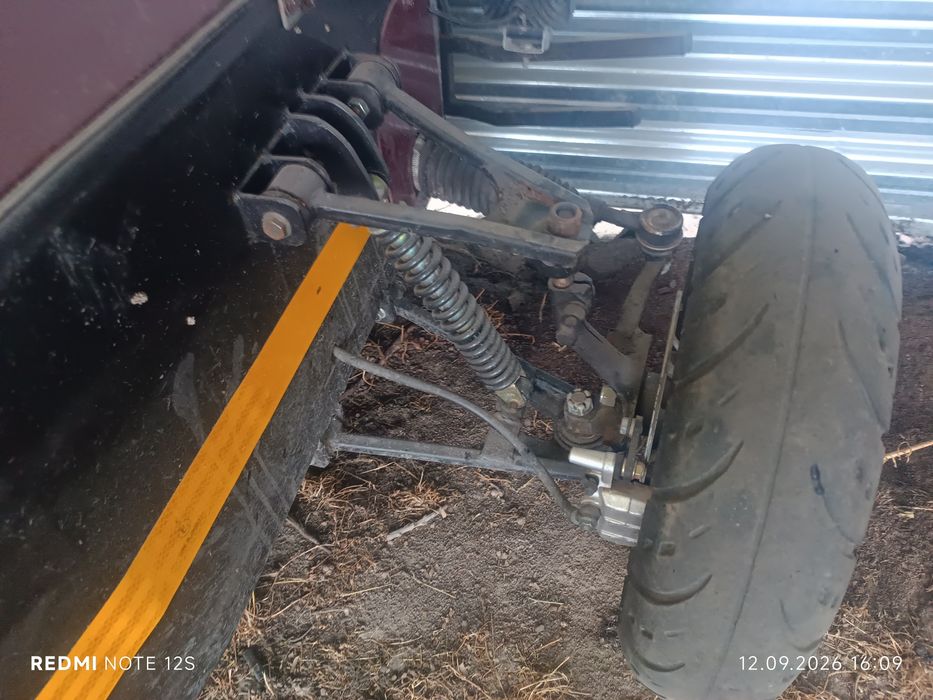 саморобний трицикл 150см³