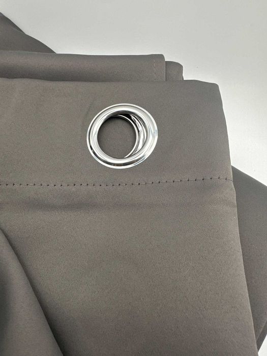Pack de 2 cortinas térmicas blackout Pony Dance 140×280 cm cinzento