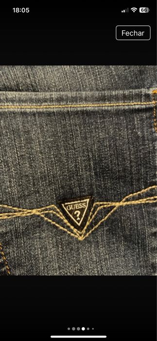 Dois pares de calcas Guess originais
