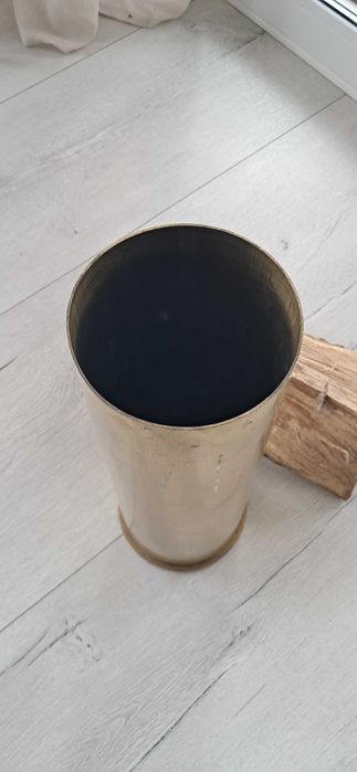 Łuska artyleryjska mosiężna_ wazon_105mm-1962r