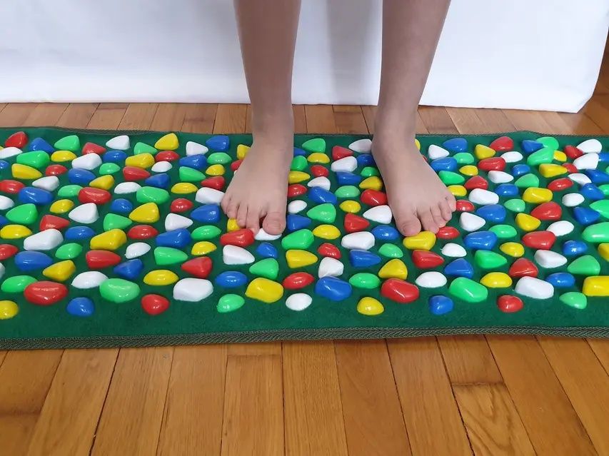 Килимок масажний ортопедичний Ортек з ефектом морської гальки 150 х 40