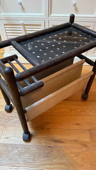 Gazetnik Stolik Vintage Mid Century Bauhaus