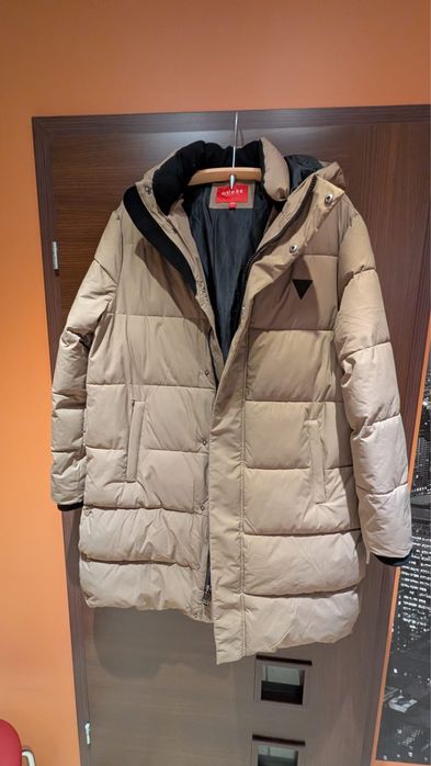 Zimowa kurtka GUESS męska rozmiar L, jak nowa