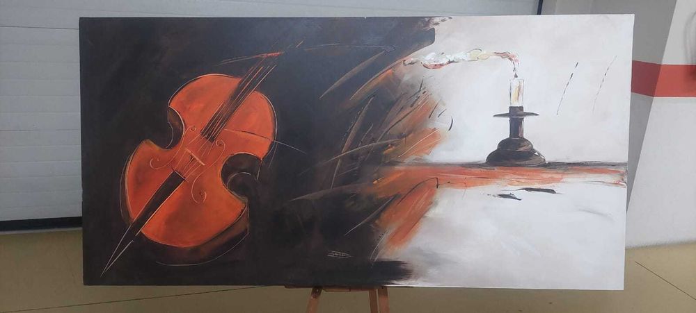 Quadro -  pintura em acrílico sobre tela 1.60x0.80