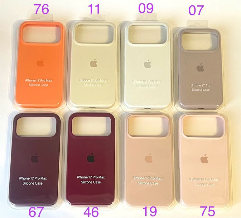 Silicone Case iPhone 17PRO 17 PRO MAX чехол на айфон 17 про макс