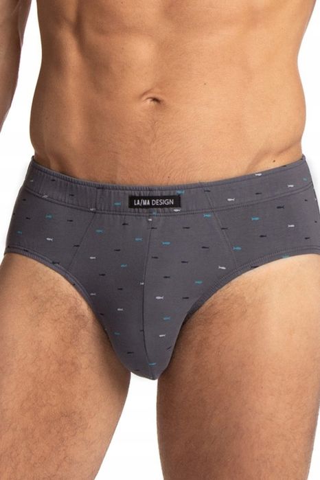 Lama Slipy Męskie Kolor Granat-Grafit R. L, 2 Szt.