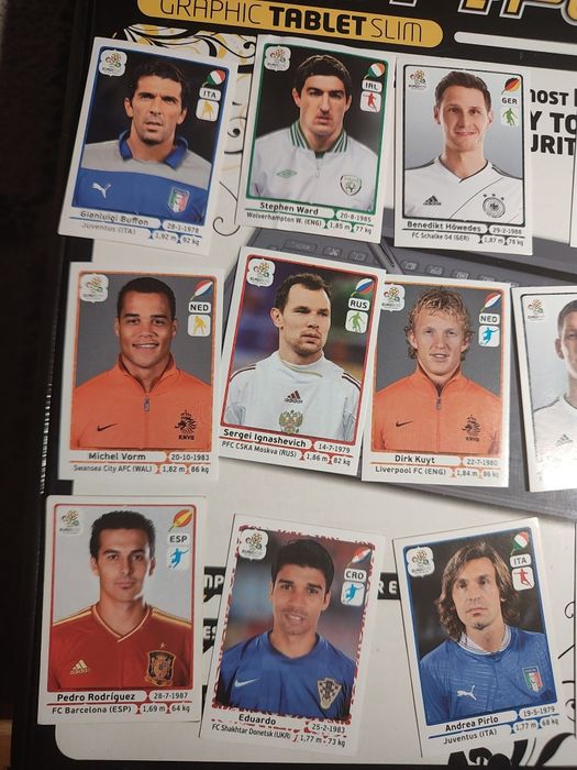 35x naklejki Panini UEFA EURO 2012  Lewandowski