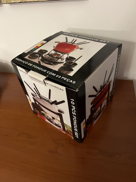 Conjunto de fondue com acessórios - Excelente estado