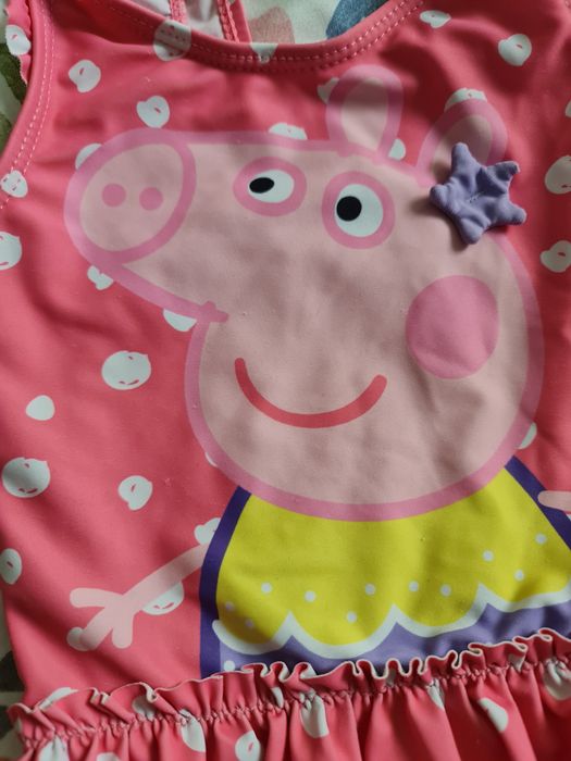 Stroj kąpielowy dla dziewczynki peppa pig
