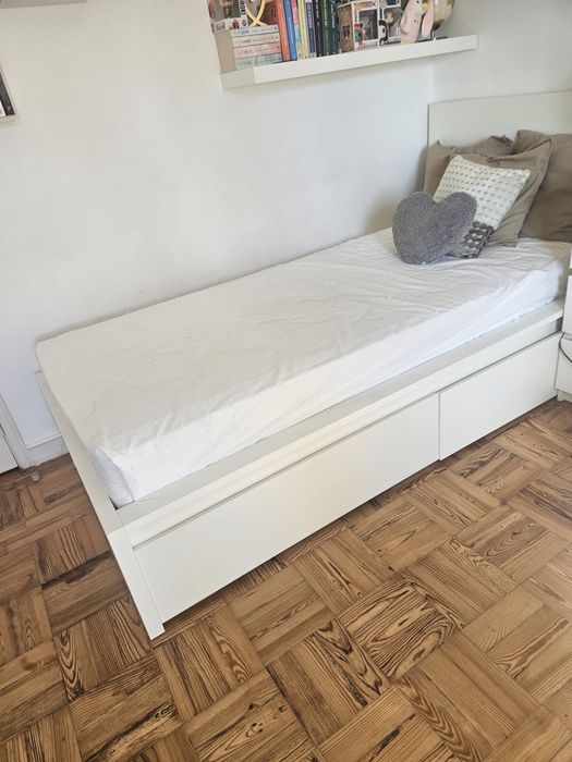 Cama MALM 90x200