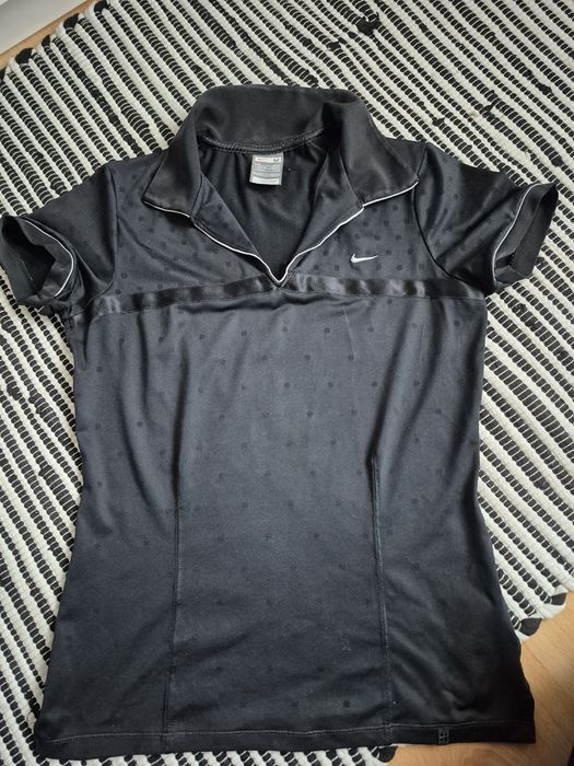 Koszulka polo czarna nike M