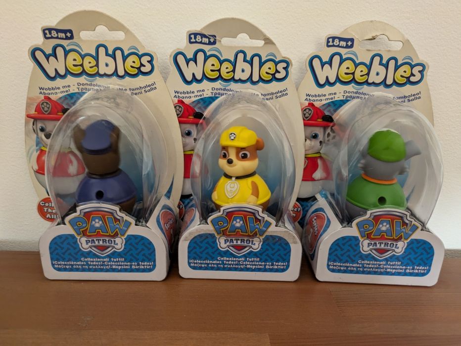 NOVOS e Selados - Weebles Patrulha Pata Serie 1