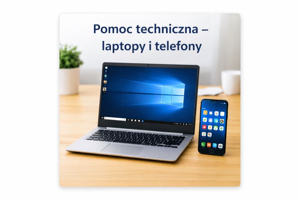 Pomoc techniczna – laptopy i telefony naprawa