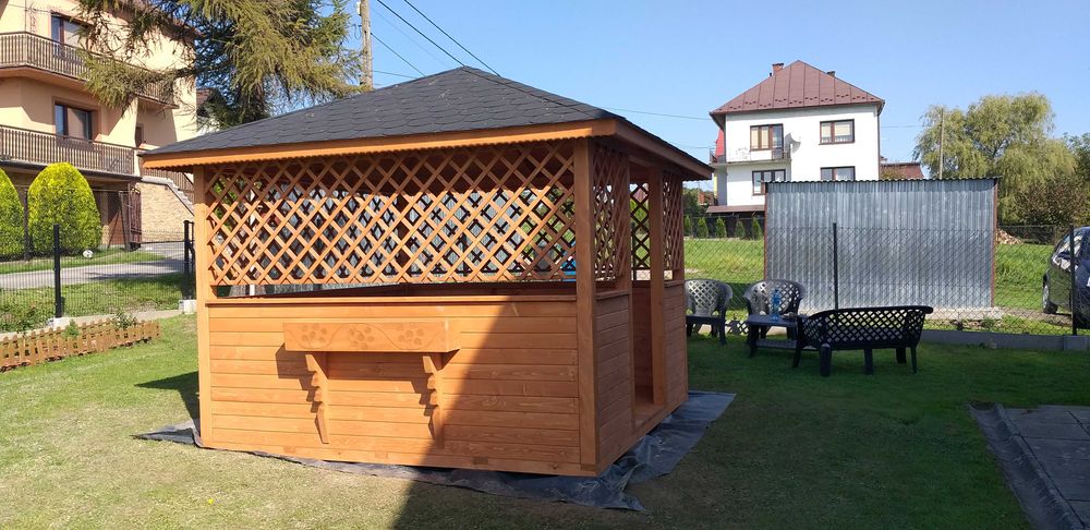 Altana altany ogrodowe domki drewniane wiaty zadaszenia