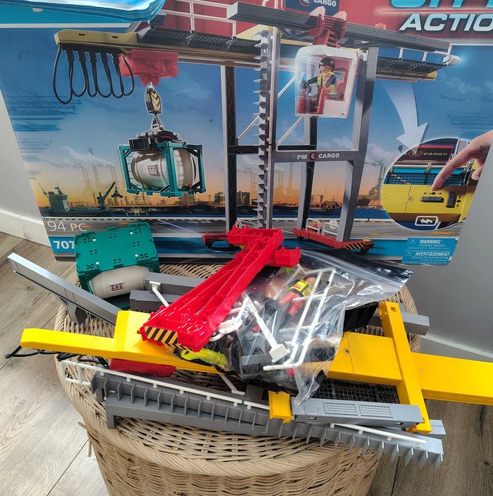 playmobil nr 70770 suwnica z kontenerami