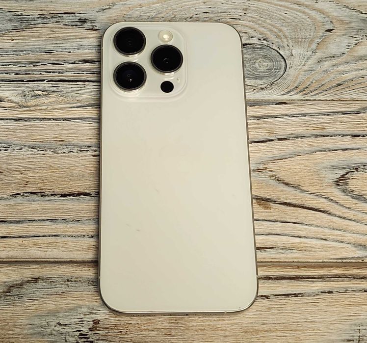 iPhone 15 Pro White 128Gb White SIM | 599$ | EmojieStore гарантия магазин