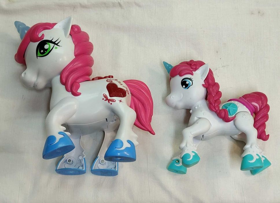 Zabawka interaktywna koń jednorożec  6 funkcji przycisku dźwięku 2 szt