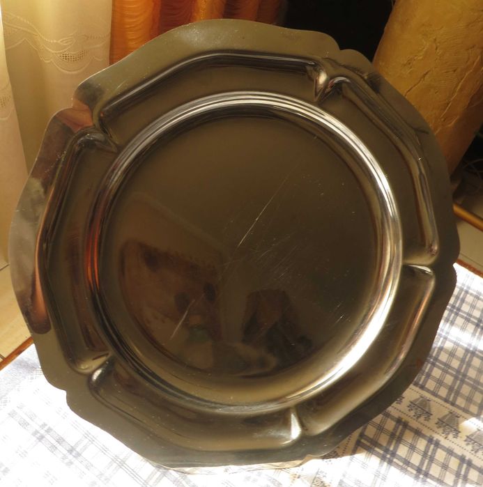 Antiguidades - Conjunto de 4 peças, travessas 100% inox