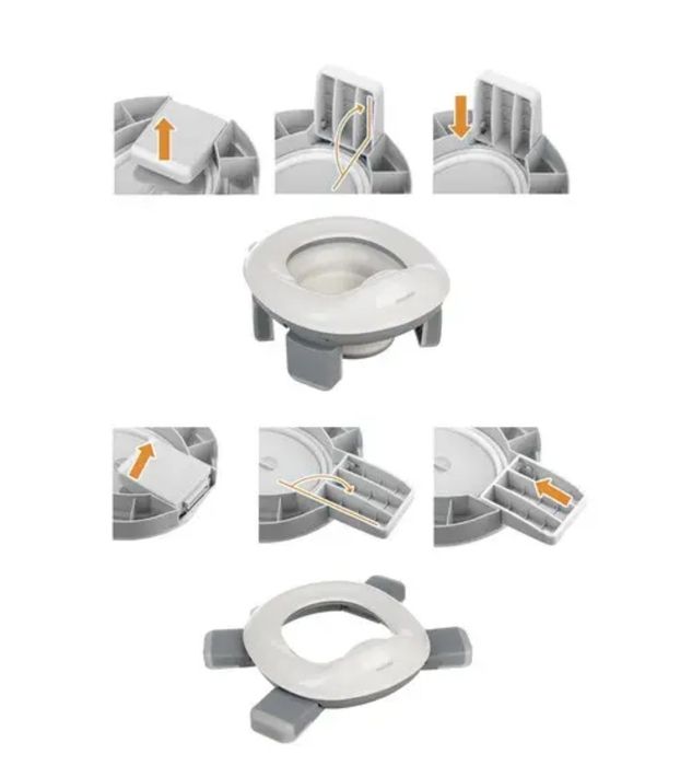 Дитячий горшок, туристичний складний горшок