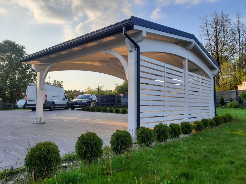 Wiata garażowa drewniana ITALIA 6M BSH