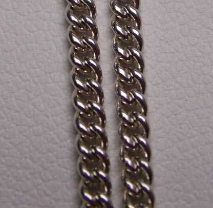 Srebrny  łańcuszek pancerka  61 cm. 1,9 mm.