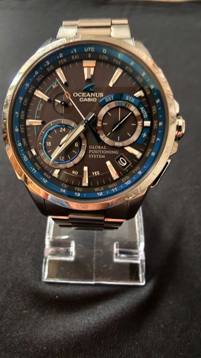 Zegarek Casio Oceanus G1000 Full Set JDM GPS Tytan Szafir