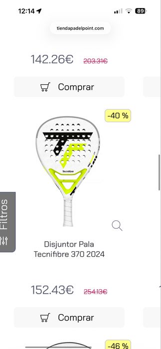Raquete Tecnifibre 370 2024