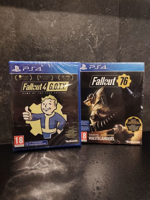 Fallout 4 G.O.T.Y. oraz Fallout 76 - gry PlayStation, PS4 PS5 folia