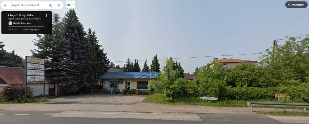 Pawilon handlowo-usługowy na działce budowlanej o pow. 1037m Gąbin