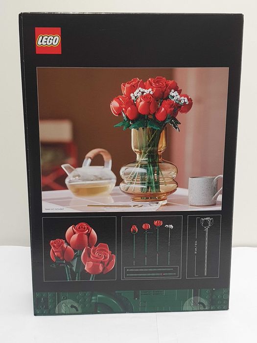 Kwiaty bukiet róz klocki LEGO ICONS 10328 bouquet of roses nowe