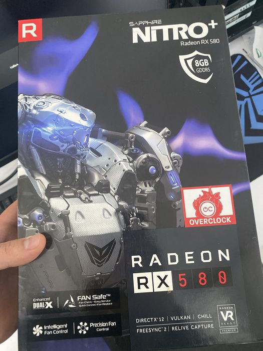 Sapphire RX580 Nitro+ 8GB