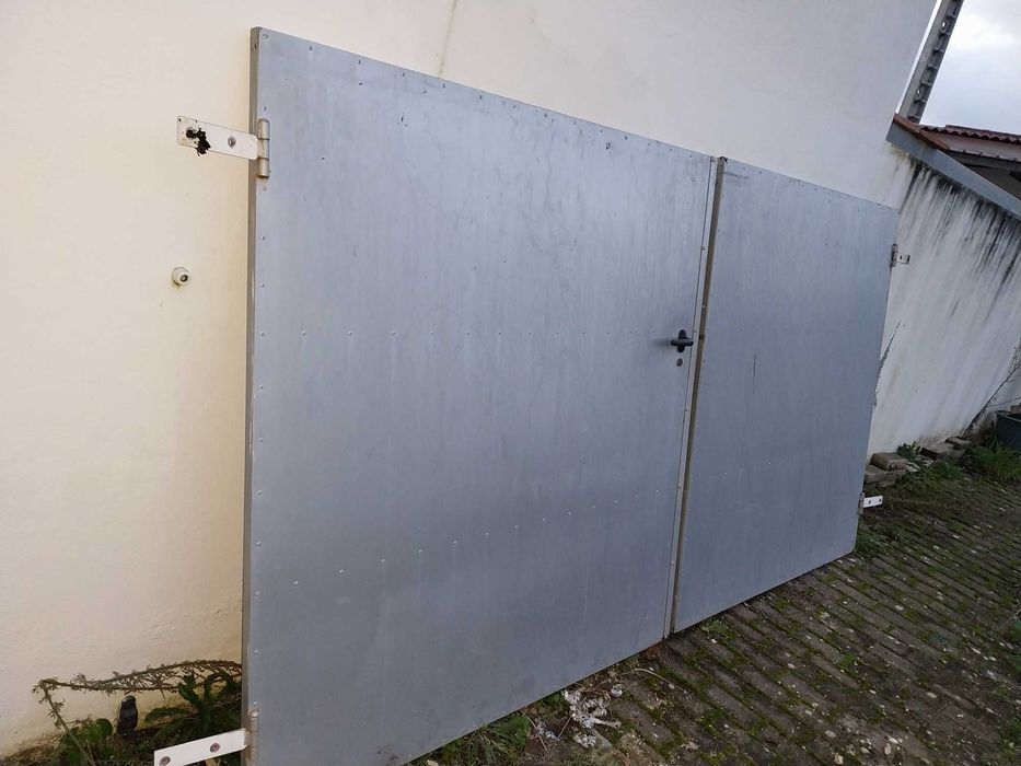 Portao exterior chapa zincado (2,82x1,52)
