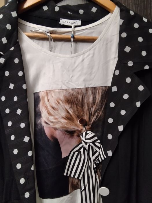 Шикарний легкий комплект майка і піджак , Турція Darkwin 2