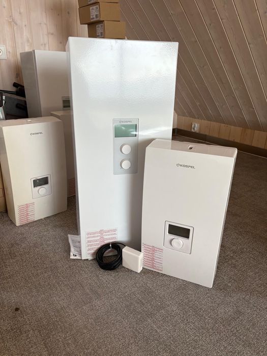 Piecyk elektryczny Kospel EKCO.MN3 + PPE3 LCD + moduły C.MI – nowe, nieużywane