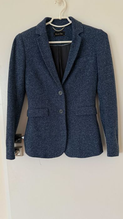 Твідовий жакет меланжевий трикотаж Массімо Дуті