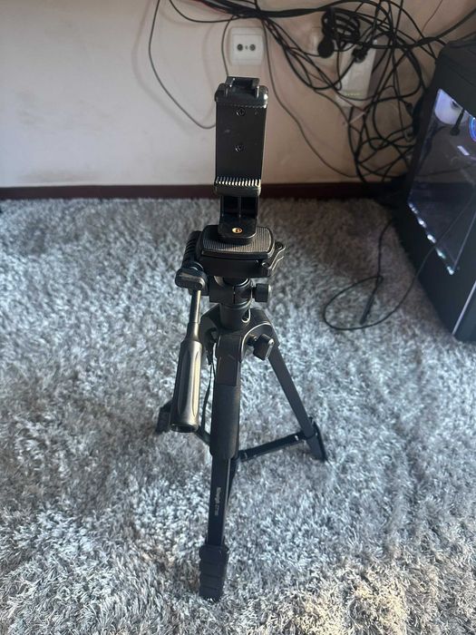 Tripé Nineigh CT190 190cm para Câmara e Telemóvel + Suporte