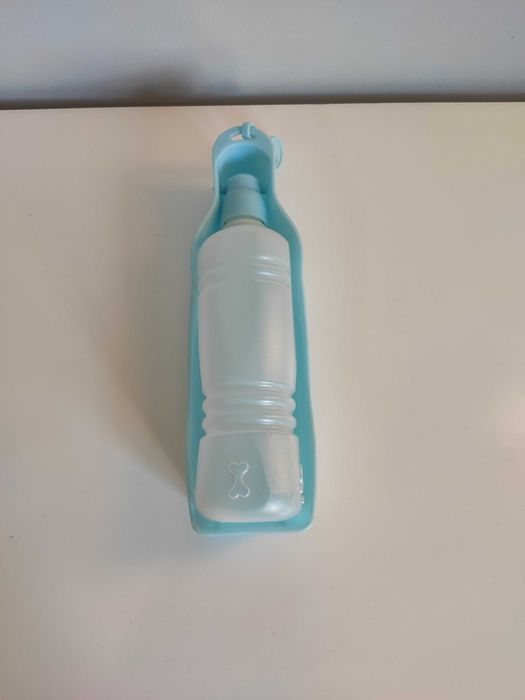Bebedouro portátil/garrafa viagem pet p/ Cães e gatos