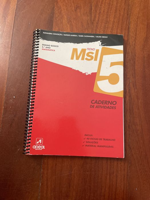 Caderno de atividades 5 ano- MSI 5