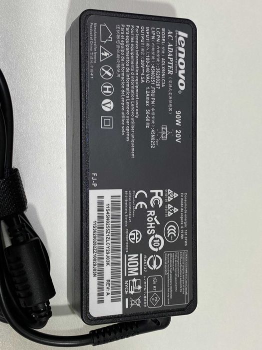 Блок живлення для ноутбука Lenovo 20V 4.5A 90W Usb Рin