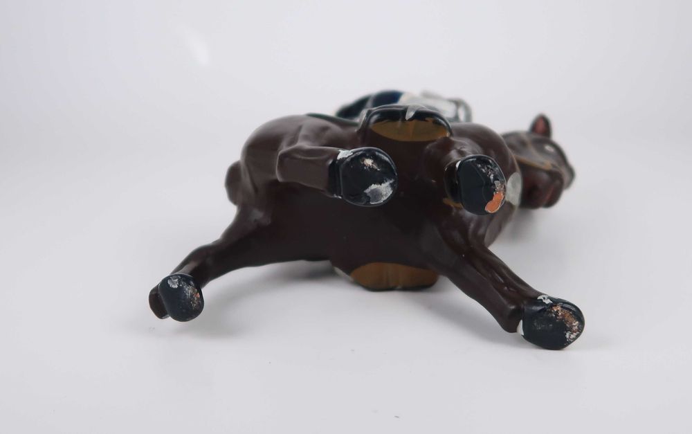 GNR a cavalo - figura antiga em faiança