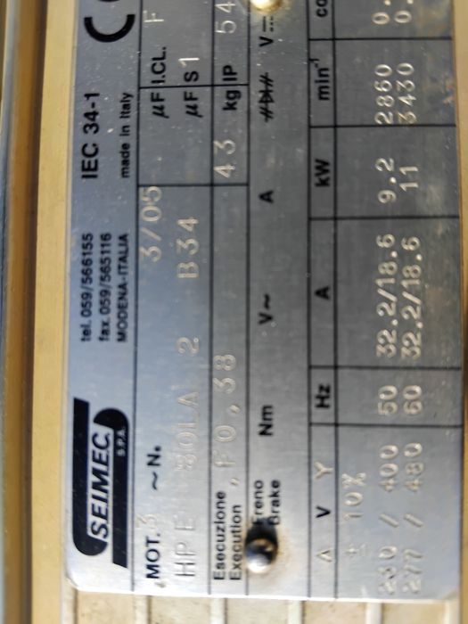 Silnik 9,2KW jamnik