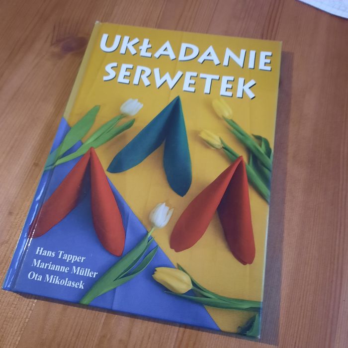 Układanie serwetek książka DIY dekoracje