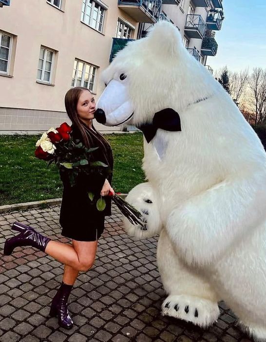 Большой Белый Мишка Харьков день рождения Великий Білий Мішка Харків