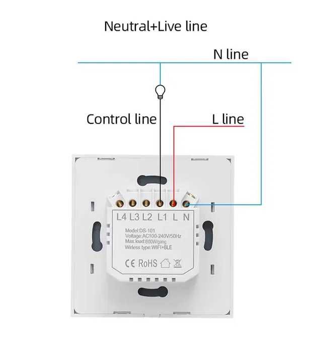 Tomada Inteligente WiFi com Botão Touch e Controlo por Voz Alexa Google Home NOVO